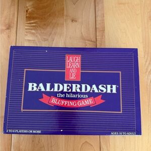 VTG 1984 Complete Balderdash Board Hilarious Bluff Game party classroom Family
